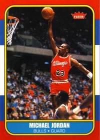 The Jordan 'brand' on trading cards trading card