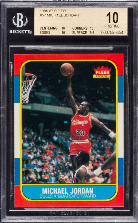 BGS 10 Michael Jordan Cards trading card