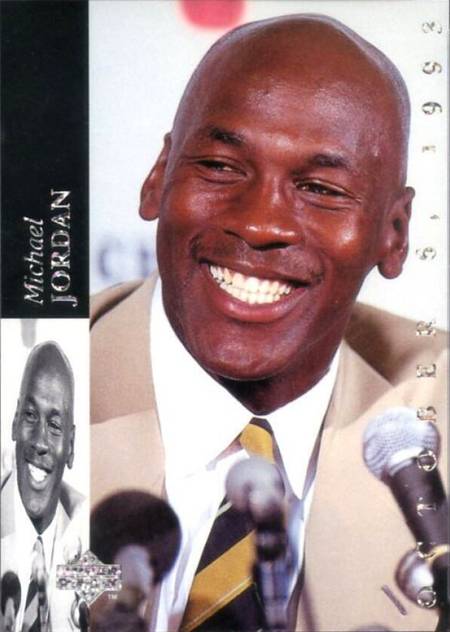 93-94 Upper Deck SE Michael Jordan Retirement trading card