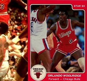 Left shows a player I believe to be Orlando Woolridge on the #57 photo, right shows Woolridge's 84-85 Star Co card to compare build and leg support