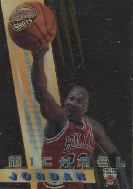 96-97 Michael Jordan Bowman's Best Shots trading card