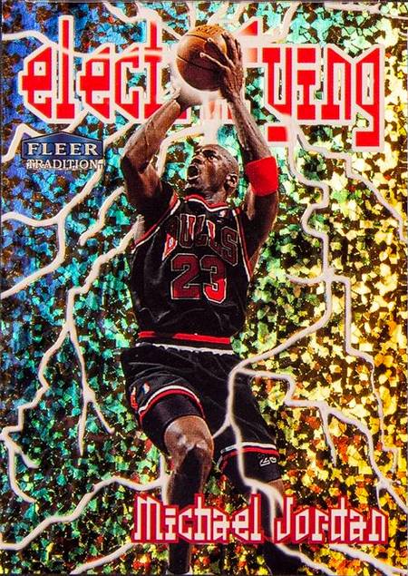 98-99 Michael Jordan Electrifying - Michael Jordan Cards