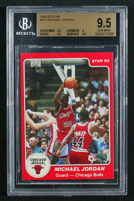 The first 1984-85 Michael Jordan Star XRC BGS 9.5