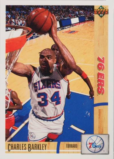 91-92 Upper Deck Charles Barkley Jordan shadow card