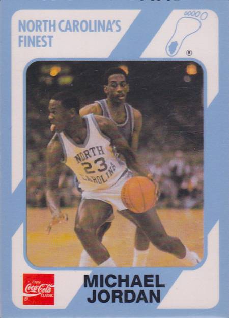 89-90 North Carolina Michael Jordan Collegiate Collection trading card