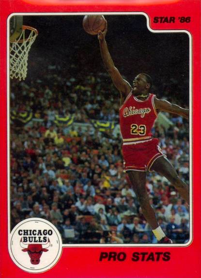 86 Star Co Michael Jordan Pro Stats - Michael Jordan Cards