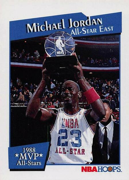 91-92 Hoops Michael Jordan All-Star MVP