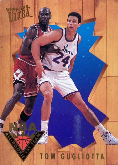 Tom Gugliotta - Bullets #194 Fleer Ultra 1994-5 Basketball Trading Card