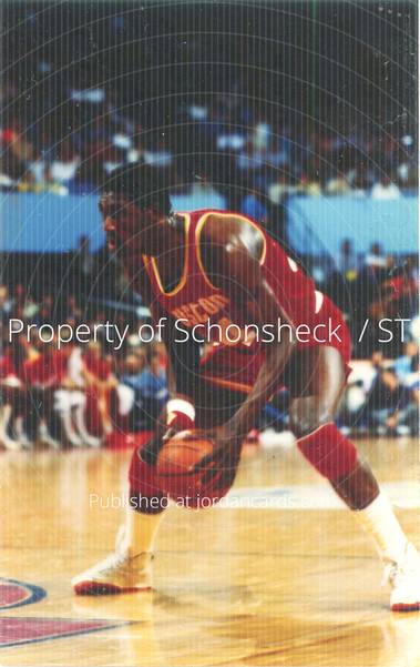 1984-85 Star Co Hakeem Olajuwon Production Image