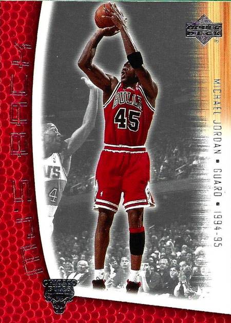 01-02 Upper Deck MJ's Back 45 jersey