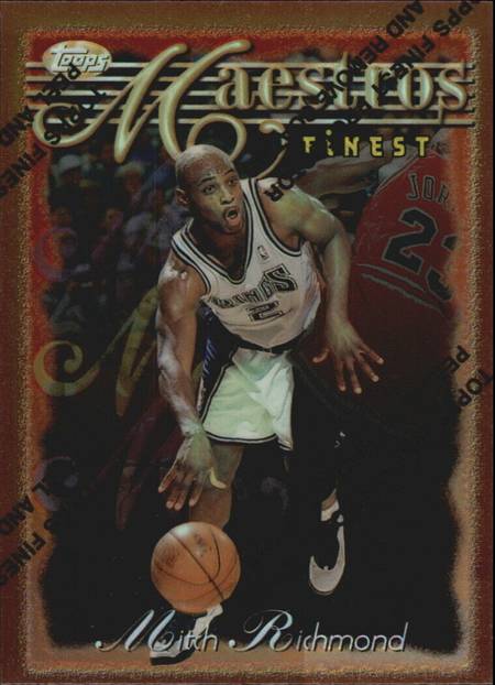 96-97 Topps Finest Mitch Richmond Maestro Jordan shadow card 