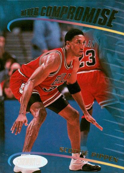 98-99 Scottie Pippen Never Compromise Jordan shadow card trading card