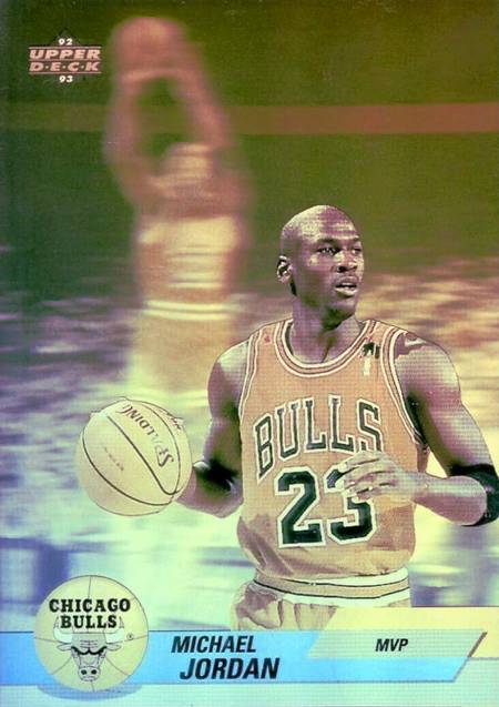 michael jordan hologram card