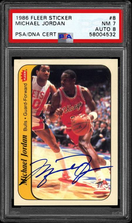 Michael Jordan 1996-97 Fleer Decade of Excellence #4 PSA 9 MINT