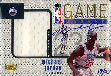 97-98 Michael Jordan Game Jersey Auto