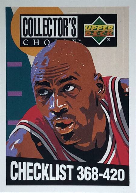 94-95 Collector's Choice Michael Jordan #420 trading card