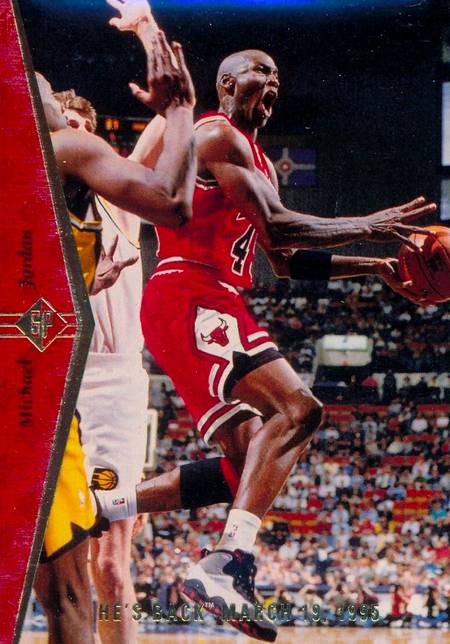 94-95 SP Michael Jordan He's Back