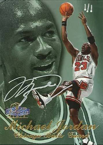 97-98 Flair Showcase Michael Jordan Buyback Auto - Michael Jordan