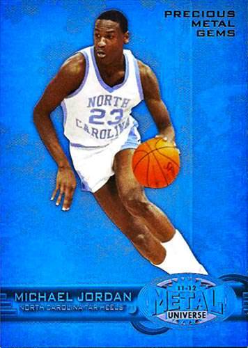 11-12 Fleer Retro Michael Jordan PMG Blue trading card