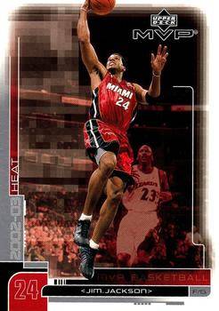 02-03 Upper Deck MVP Jim Jackson Jordan shadow card