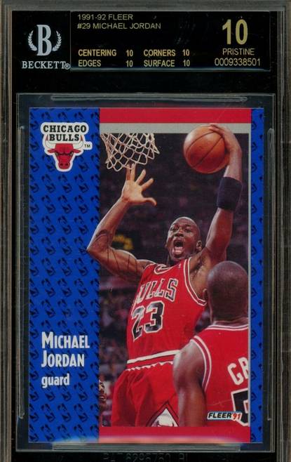 BGS 10 Black Label Michael Jordan Cards