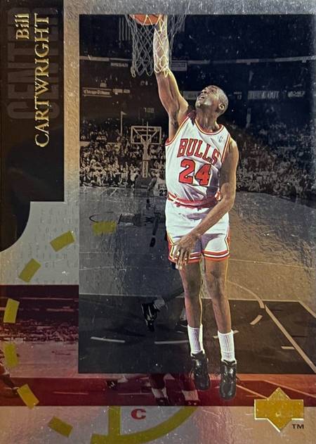 94-95 Upper Deck SE Bill Cartwright Jordan shadow card