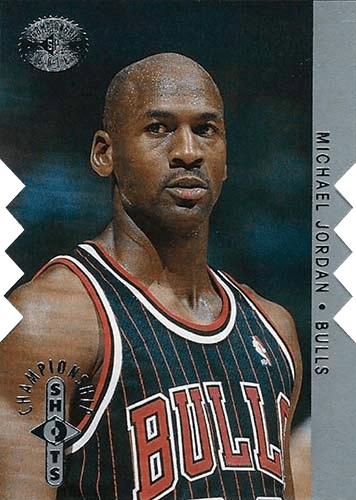 95-96 Michael Jordan Championship Shots Die-Cut