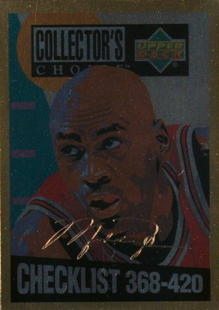 94-95 Collector's Choice Michael Jordan Gold Signature #420