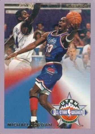 93-94 Fleer Michael Jordan All-Star insert - Michael Jordan Cards