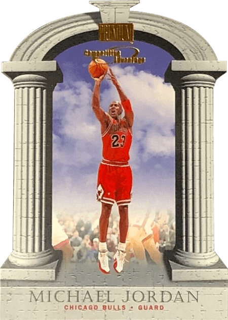 97-98 Michael Jordan Competitive Advantage trading card