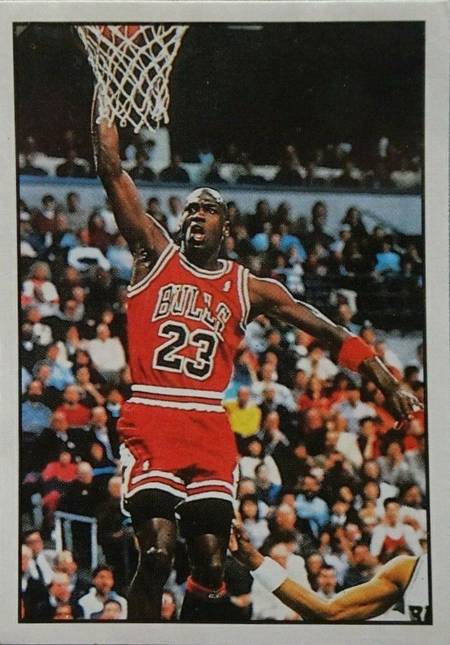90-91 Panini Michael Jordan #61 trading card