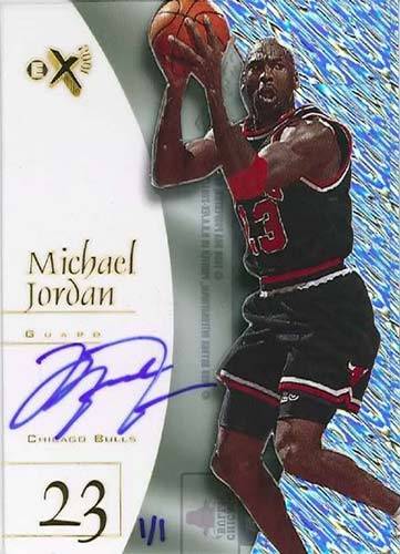 97-98 E-X2001 Michael Jordan Buyback Auto trading card