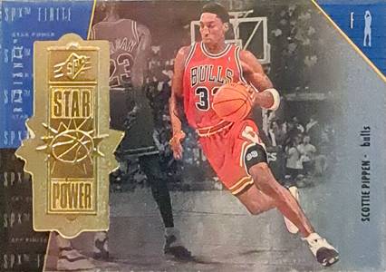 98-99 SPx Finite Star Power Scottie Pippen Jordan shadow card trading card