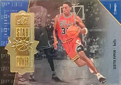 98-99 SPx Finite Star Power Scottie Pippen Jordan shadow card trading card