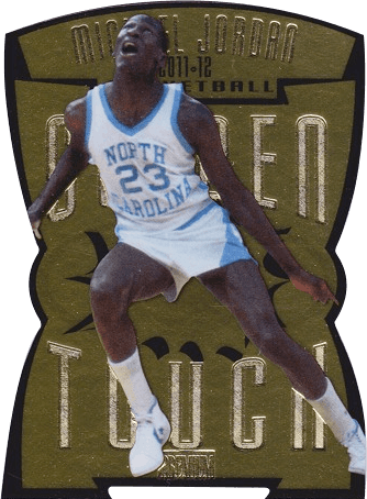 11-12 Fleer Retro Michael Jordan Golden Touch trading card