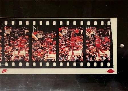 85 Nike Michael Jordan Freezeframe Poster Card trading card