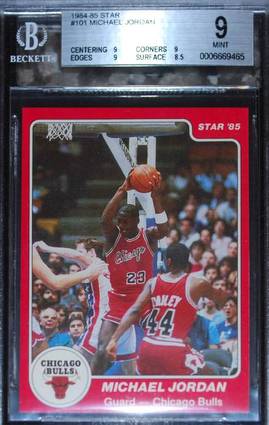 84-85 Michael Jordan Star Co #101 BGS 9 Dino Iacobo