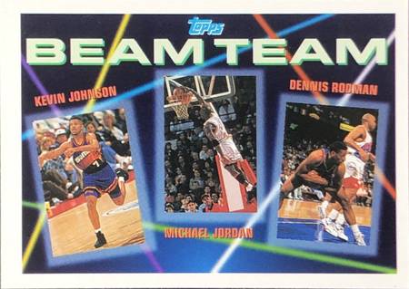 92-93 Topps Michael Jordan Beam Team trading card