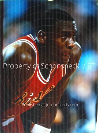 1984-85 Star Co Michael Jordan All-Star Production Image