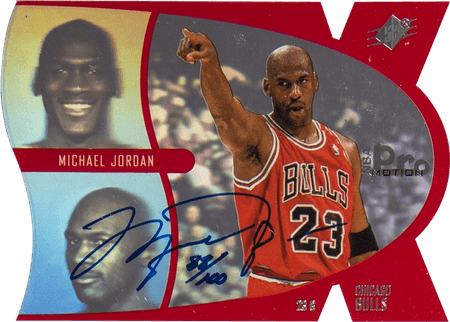 97-98 Michael Jordan ProMotion Autograph - Michael Jordan Cards