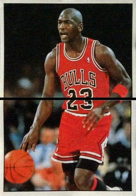 90-91 Panini Michael Jordan Spanish Stickers trading card