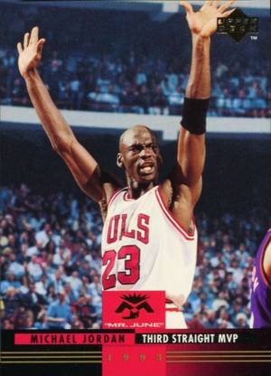 Top Ten Michael Jordan Cards of All Time trading card