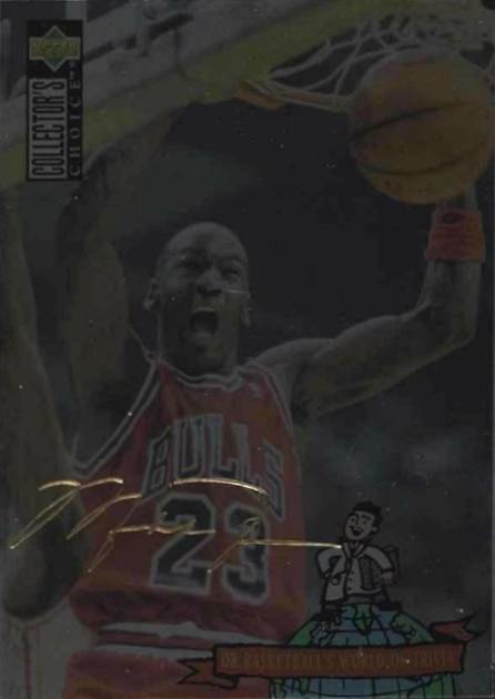 94-95 Collector's Choice Michael Jordan Gold Signature #402 trading card