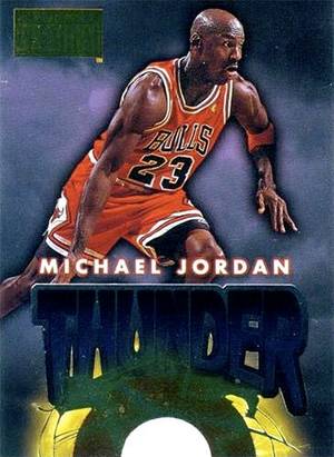 michael jordan electrified card