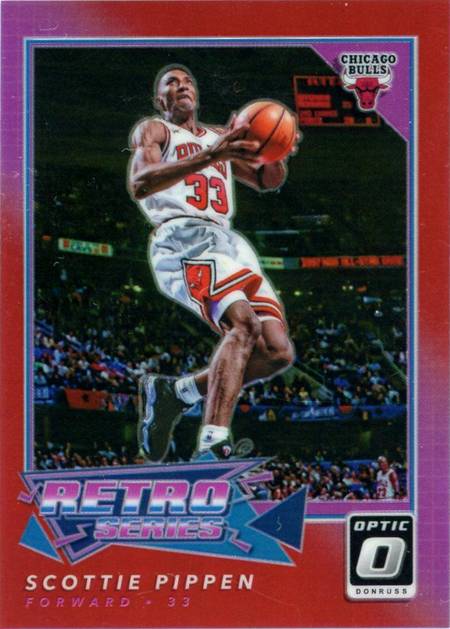 17-18 Scottie Pippen Retro Series Jordan shadow card trading card