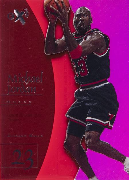 97-98 E-X2001 Michael Jordan Essential Credentials Future trading card