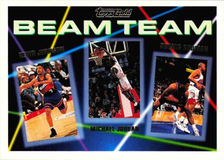 92-93 Topps Gold Michael Jordan Beam Team trading card