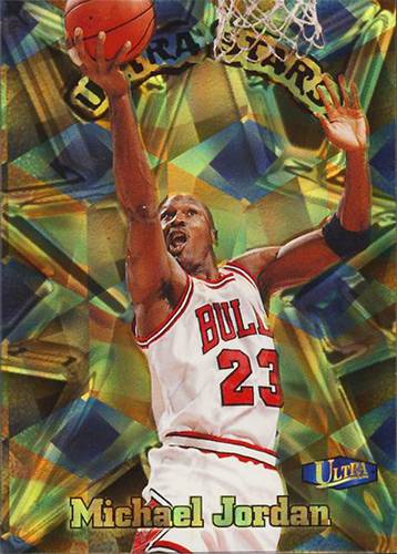 97-98 Michael Jordan Ultra Stars Gold trading card