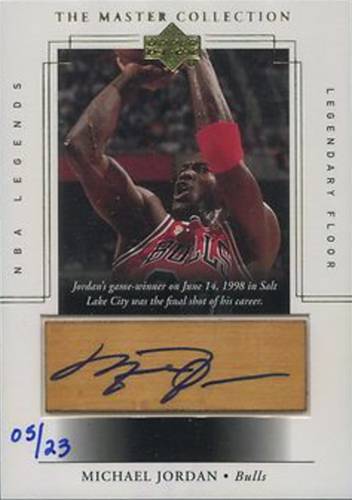 2000 Michael Jordan Legendary Floor Auto