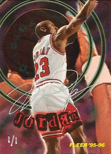 95-96 Michael Jordan Total O Buyback Auto
